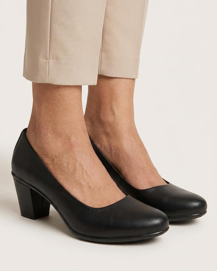 Manpasand Women's Formal Jutti | Synthetic Leather | Black | 200-502