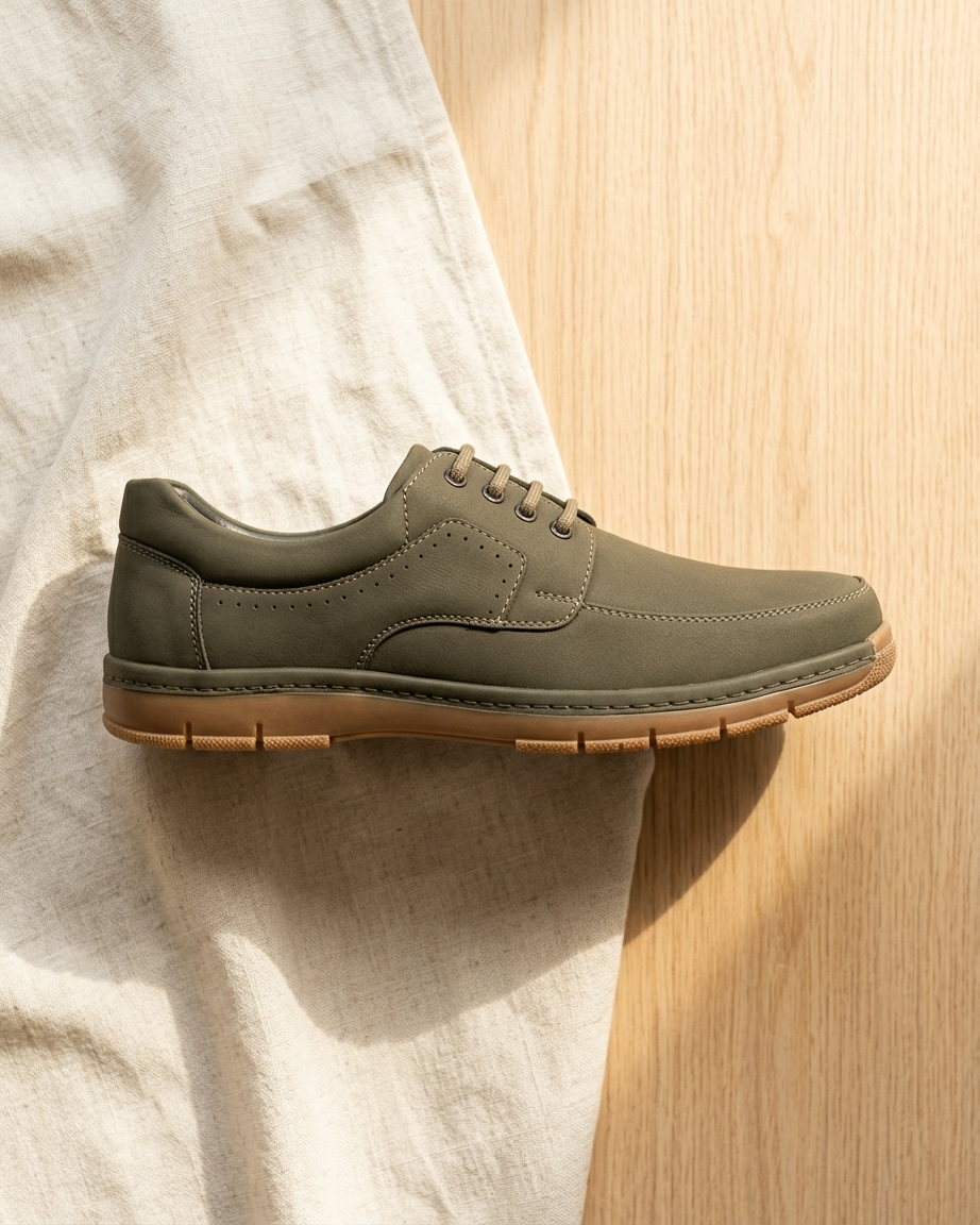 Manpasand Men's Casual Loafer | Synthetic Leather | Brown & Olive | MP-1704