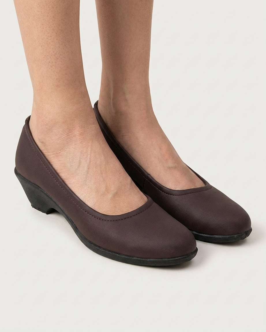 Manpasand Women's Formal Jutti | Synthetic Leather | Brown | 190-467