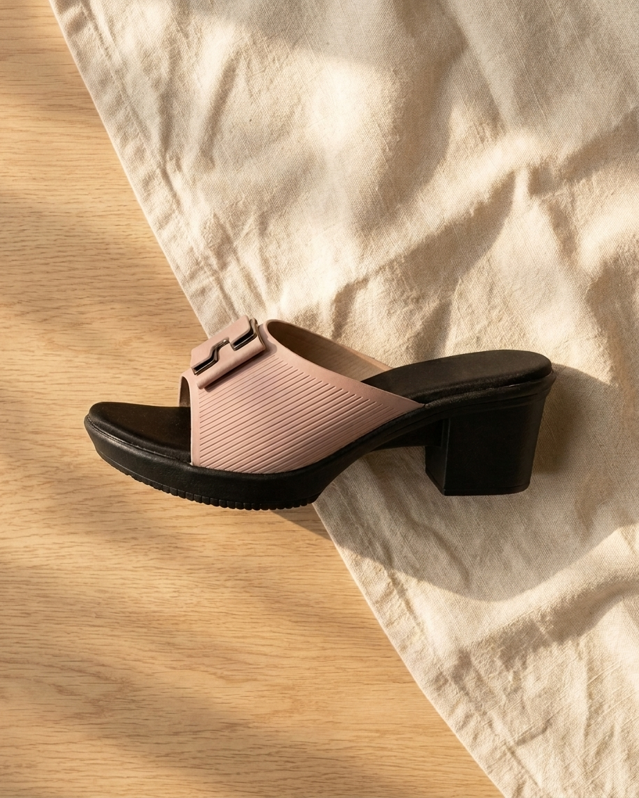 Manpasand Women's Casual Slippers | Synthetic Leather | Lavender | 145-6212