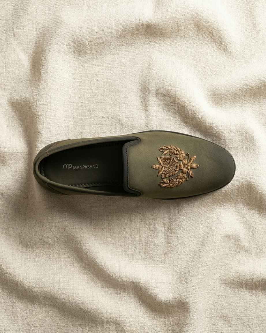 Manpasand Men's Casual Loafer | Synthetic Leather | Mehndi | ALFA01