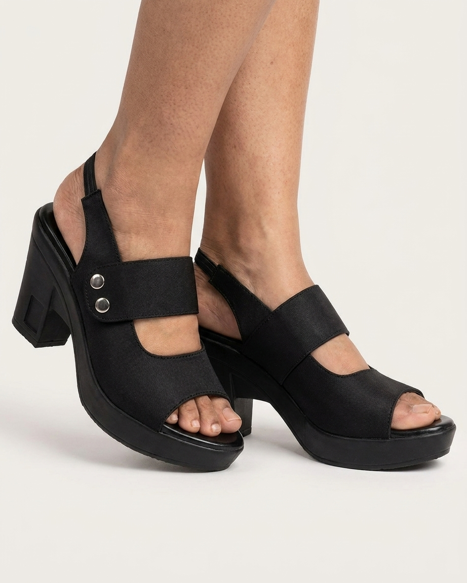 Manpasand Women's Casual Sandal | Synthetic Leather | Black | MP367