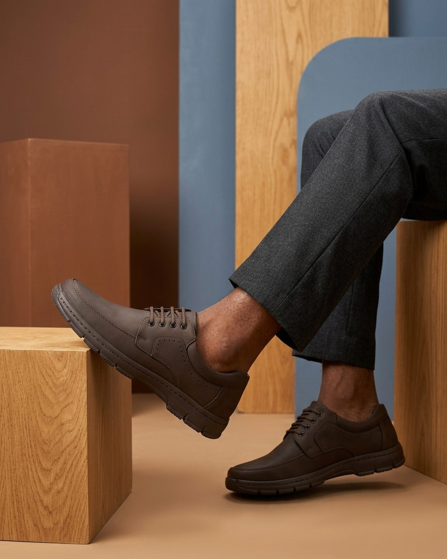 Manpasand Men's Casual Loafer | Synthetic Leather | Brown & Olive | MP-1704