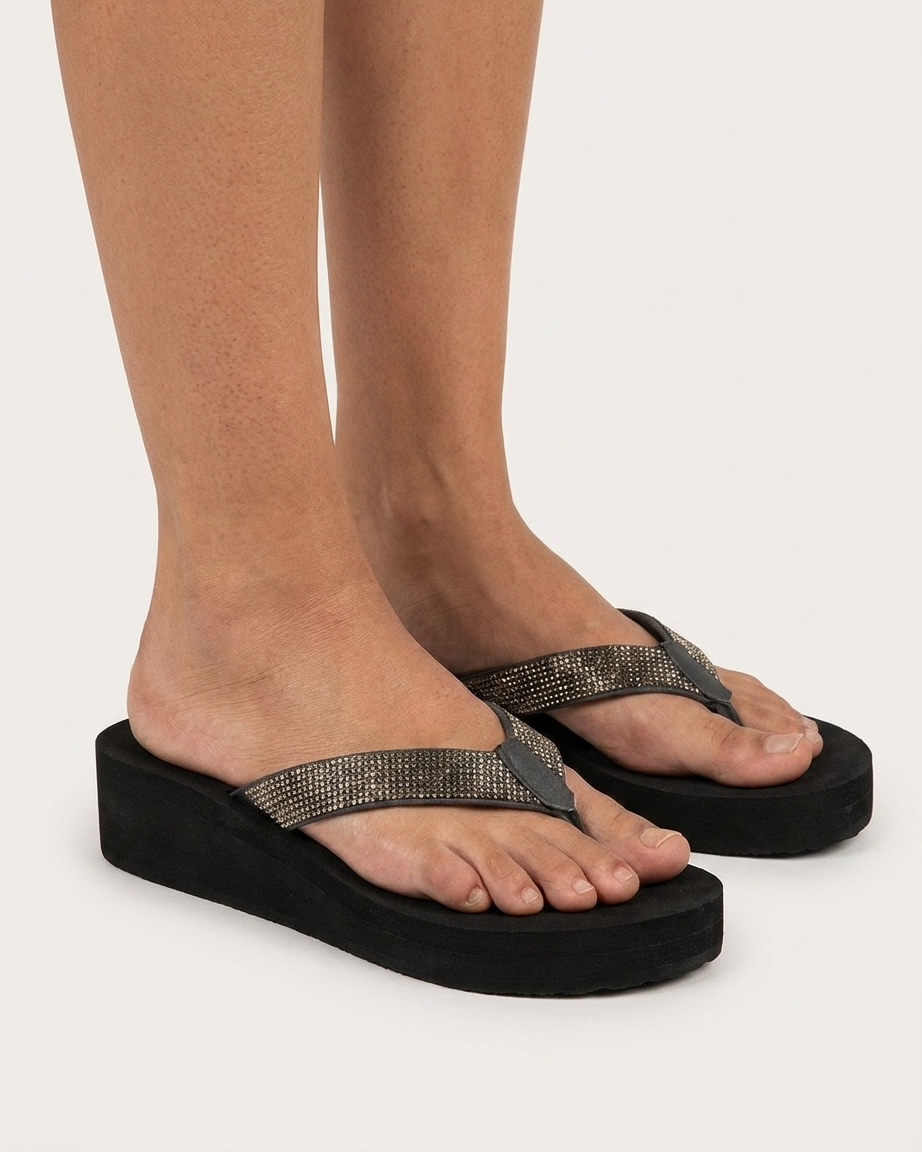 Manpasand Women's Casual Slippers | Synthetic Leather | Grey | 90-G116