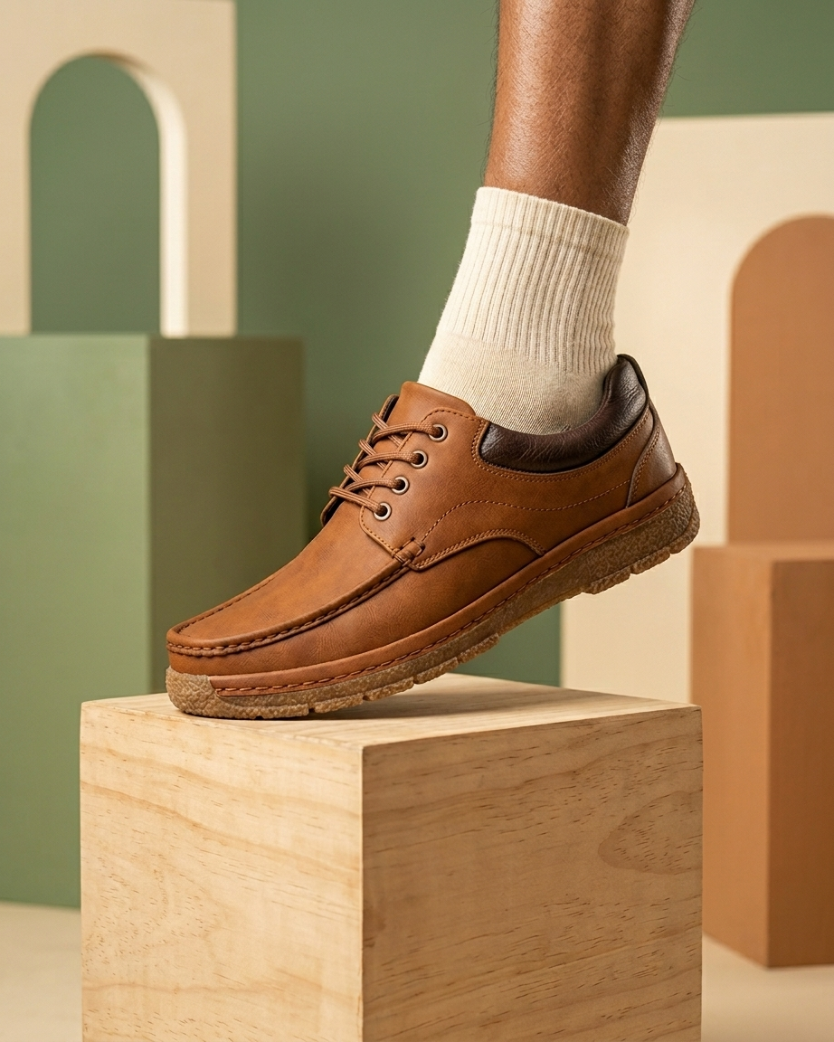 Manpasand Men's Casual Loafer | Synthetic Leather | Tan | MP-1702