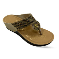 Manpasand GOLDEN Ladies Slippers 1173
