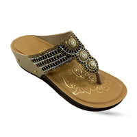 Manpasand GOLDEN Ladies Slippers 1271
