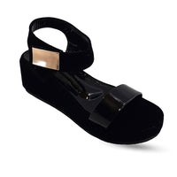 MANPASAND BLACK Ladies  Sandals 1515