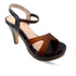 Sleek BROWN Ladies Sandals 707