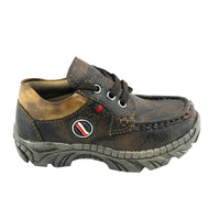 Manpasand DARK BROWN Kids Shoes B335