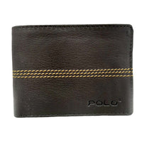 Polo BROWN LEATHER Men's Wallets 1039
