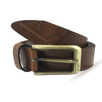 Polo TAN LEATHER Men's Belt BT08