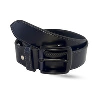 Polo BLACK LEATHER Men's Belt BT25