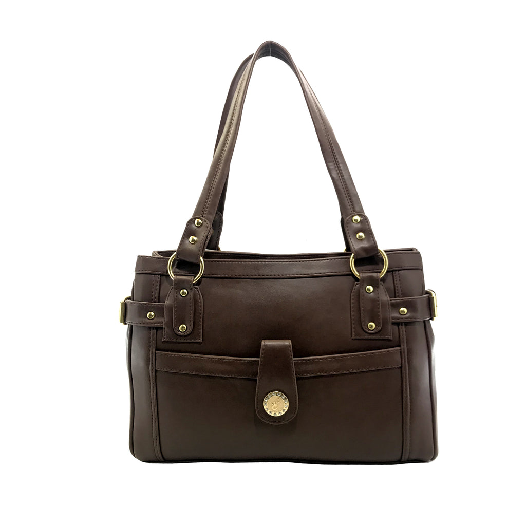 Genuine Leather Satchel Purse Ladies Handbag Women's Stylish Handbag 2  Compartments Adjustable sling at Rs 1617 | Women Leather Handbags in  Kolkata | ID: 2850610078197