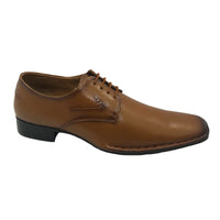 Manpasand TAN LEATHER Formal Shoes LS02