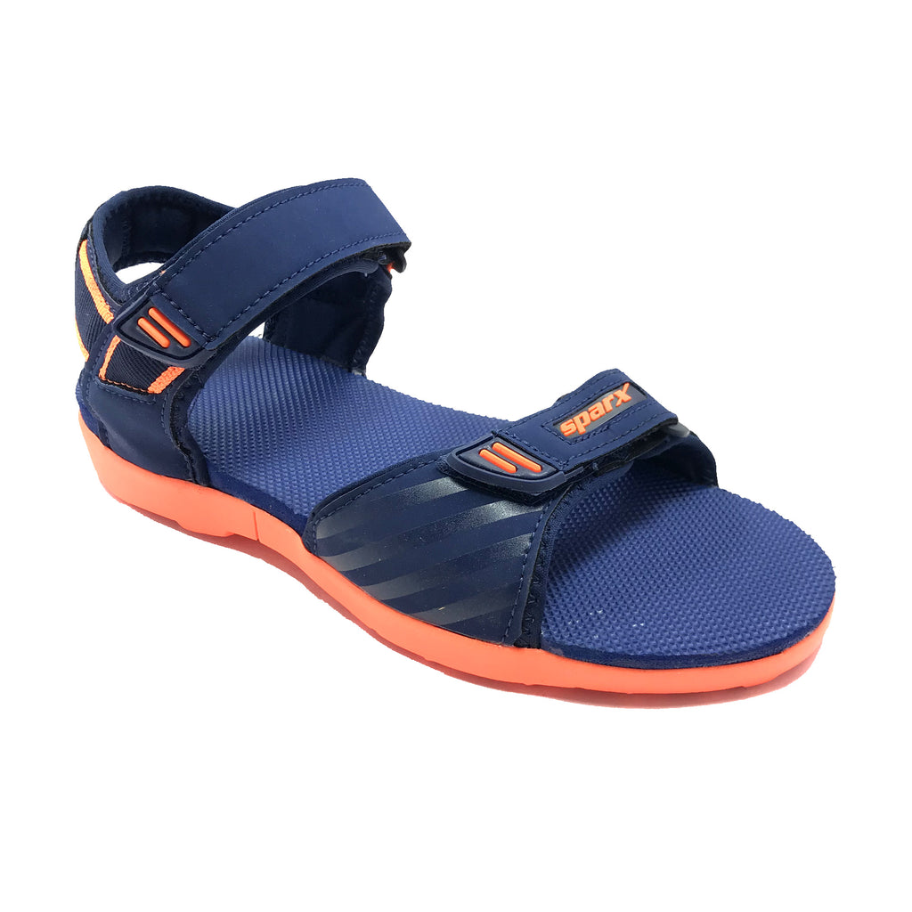 Sparx SS-560 Synthetic Casual Wear Casual Sandal (Grey & Neon Orange, 9 UK  (43 EU) | Udaan - B2B Buying for Retailers