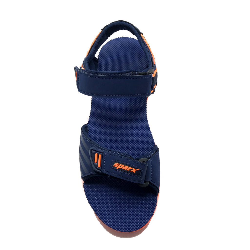 Sparx N BLUE FL ORANGE Sandals SS486 Shopmanpasand