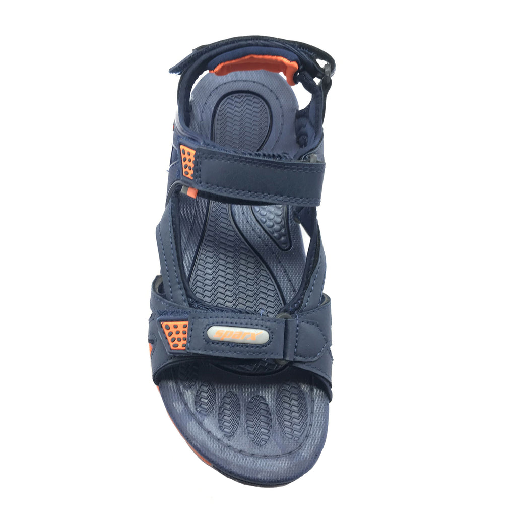 Sparx N BLUE FL ORANGE Sandals SS496 Shopmanpasand