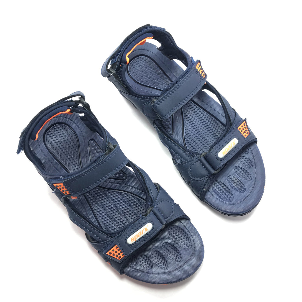 Sparx N BLUE FL ORANGE Sandals SS496 Shopmanpasand