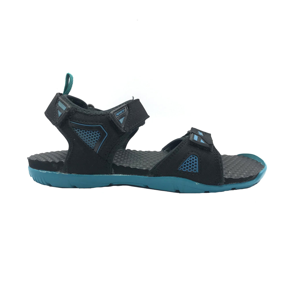 Sparx BLACK T BLUE Sandals SS497 Shopmanpasand