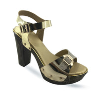 Manpasand GOLDEN Ladies Sandals 1305