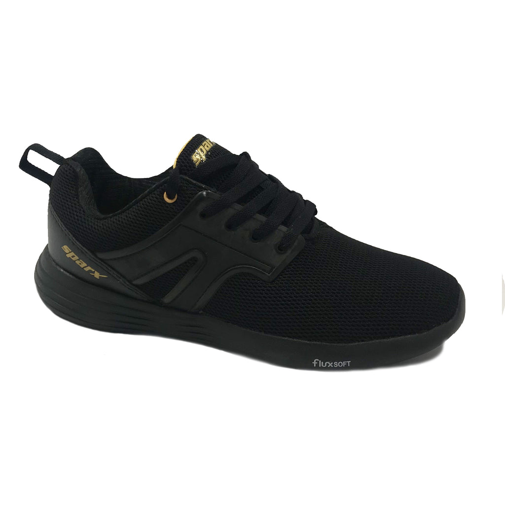 Sparx BLACK GOLDEN Sports shoes SM500 – Shopmanpasand