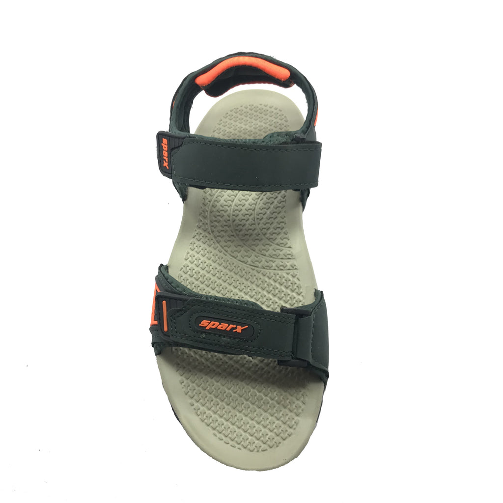 Sparx FOR GREEN FL ORANGE Sandals SS492 – Shopmanpasand